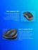 Logitech M185, беспроводная, 1000dpi, черный/серый