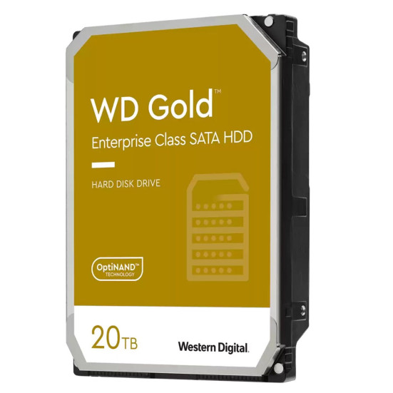 WD Gold 3.5" 20TB SATA 6Gb/s 7200rpm 512MB (WD202KRYZ)