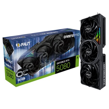Palit NVIDIA GeForce RTX 5080 GAMINGPRO OC 16GB (NE75080S19T2-GB2031A)