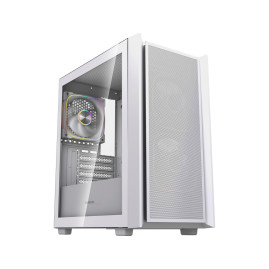 Powercase Mistral SM03 ARGB, mATX, 3x120mm ARGB, White, CMMSM03W-A3