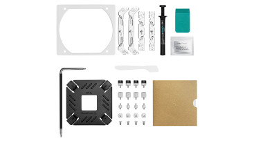 DEEPCOOL ASSASSIN VC ELITE WH LGA20XX/1851/1700/1200/115X/AM5/AM4 TDP 300W DUAL FAN 140mm + 120mm