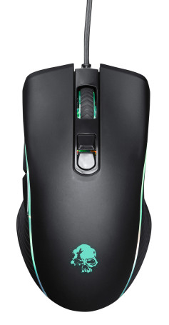 Оклик 708G MYSTERY, проводная, 3200dpi, черный