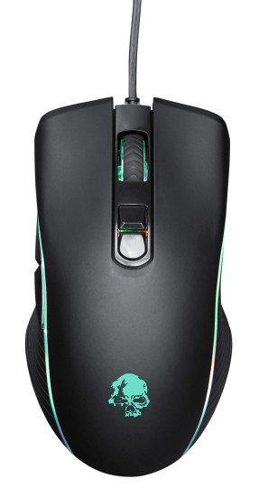 Оклик 708G MYSTERY, проводная, 3200dpi, черный