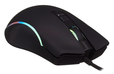Оклик 708G MYSTERY, проводная, 3200dpi, черный