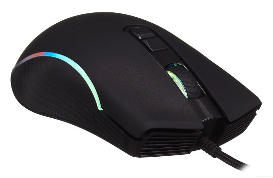 Оклик 708G MYSTERY, проводная, 3200dpi, черный