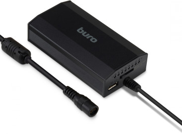Блок питания Buro BUM-0031T65 ручной 65W 12V-24V 11-коннект. 3.2A 0.6A от бытовой электросети/от прикуривателя