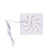 Вентилятор 1STPLAYER FC7 White / 120mm ARGB 3pin 5V PWM 4pin 12V 600-1800rpm 47.65cfm 32.2dBA / FC7-WH / BULK