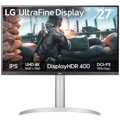 27" LG 4K UltraFine 27UP650K-W, черный