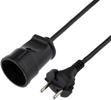 Удлинитель силовой PROconnect ПВС (11-7101) 2x0.75кв.мм 1розет. 10м ПВС 6A пласт.рамка черный