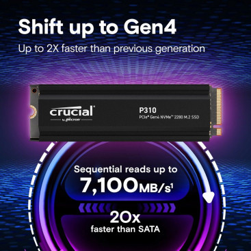 Crucial P310 1TB M.2 2280 PCIe Gen4x4 CT1000P310SSD5