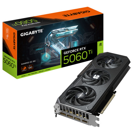 Gigabyte NVIDIA GeForce RTX 5060 Ti GAMING OC 8GB GDDR7 128bit 3xDP HDMI 3FAN (GV-N506TGAMING OC-8GD)