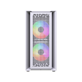 Powercase Mistral SM04 ARGB, mATX, 3x120mm ARGB, White, CMMSM04W-A3