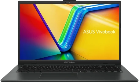 Ноутбук Asus Vivobook Go 15 E1504GA-BQ561 N-series N100 8Gb eMMC256Gb Intel UHD Graphics 15.6" IPS FHD (1920x1080) без ОС black WiFi BT Cam (90NB0ZT2-M00Y00)