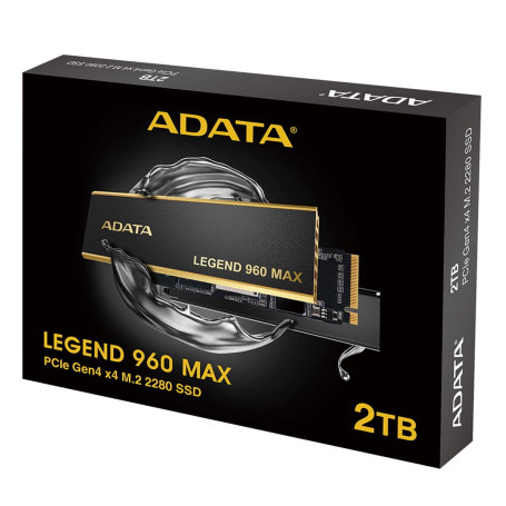 ADATA Legend 960 MAX 2TB M.2 2280 PCIe Gen4x4 7400/6800 ALEG-960M-2TCS
