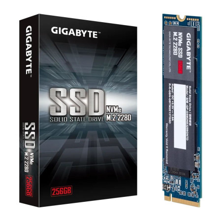 Gigabyte 256GB M.2 2280 PCIe Gen3x4 1700/1100 GP-GSM2NE3256GNTD