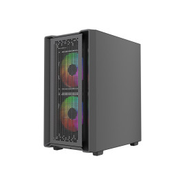 Powercase Mistral SM04 ARGB, mATX, 3x120mm ARGB, Black, CMMSM04B-A3