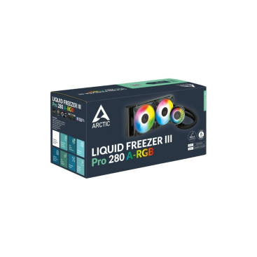 Arctic Liquid Freezer III Pro 280 A-RGB, LGA1851/1700/1200/115X/AM5/AM4, ACFRE00183A, черный