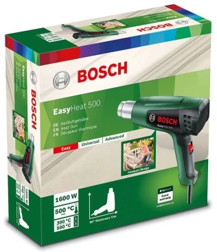 Технический фен Bosch EasyHeat 500 1600Вт темп.300/500С (06032A6020)