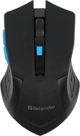 Defender Accura MM-275, беспроводная, 1600dpi, черный/синий