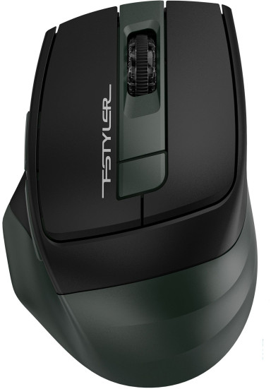 A4Tech Fstyler FB35S, беспроводная, 2000dpi, темно-зеленый/черный