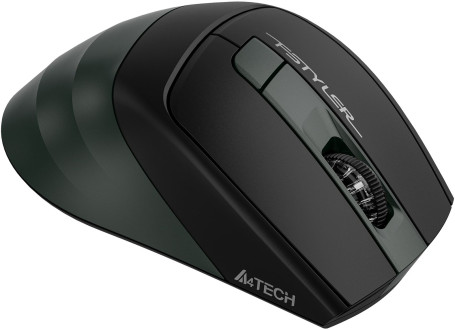 A4Tech Fstyler FB35S, беспроводная, 2000dpi, темно-зеленый/черный