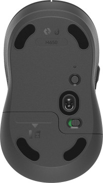 Logitech M650, беспроводная, 4000dpi, графитовый (910-006259)