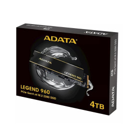 ADATA Legend 960 MAX 4TB M.2 2280 PCIe Gen4x4 7400/6800 ALEG-960M-4TCS