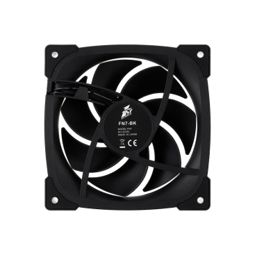 Вентилятор 1STPLAYER FN7 Black / 120mm ARGB 3pin 5V PWM 4pin 12V 600-1800rpm 39.4cfm 28.95dBA / FN7-BK / BULK