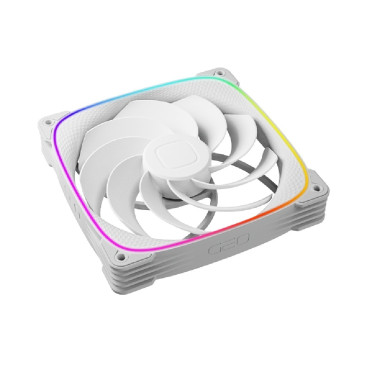 Вентилятор Geometric Future Squama 2503RW-14 Reverse White / 140mm, PWM, 2100 RPM, 71.80 CFM, 34.0 dBA, 5V ARGB / 1F2503R114100