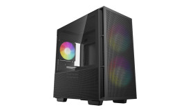 Deepcool CH360, mATX, 3x120mm ARGB, Black