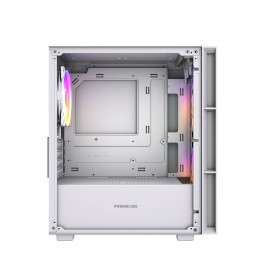 Powercase Mistral SM05 ARGB, mATX, 3x120mm ARGB, White, CMMSM05W-A3