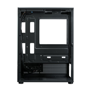 XASTRA Q300M 3FRGB, mATX, Aquarium, 3x120mm FRGB, Black, Q300M-3FC12F