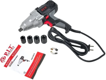 Гайковерт P.I.T. PIW1050-C 1050Вт патрон:квад.1/2" (кейс в комплекте)