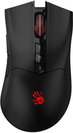 A4Tech Bloody R90 Plus, беспроводная, 5000dpi, черный
