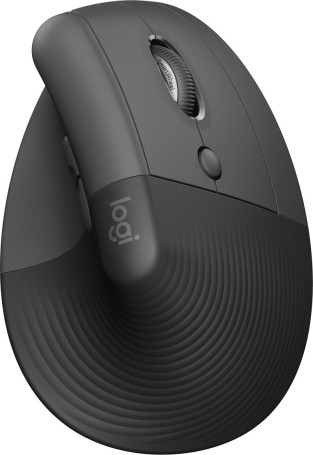 Logitech Lift, беспроводная, 4000dpi, графитовый (910-006479)