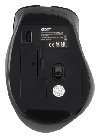 Acer OMR140, беспроводная, 1600dpi, черный