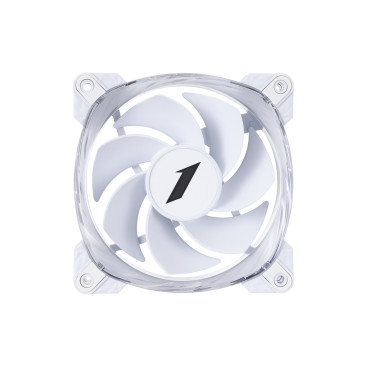 Вентилятор 1STPLAYER FS7R White / 120mm Reverse ARGB 3pin 5V PWM 4pin 12V 600-800rpm 47.65cfm 32.2dBA / FS7R-WH / BULK