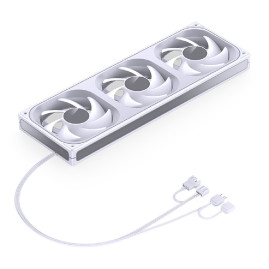 Вентилятор JONSBO ZB-360WR (3 in 1) 362х123х28мм REVERSE (16шт/кор, PWM, ARGB LED, 700-2400об/мин, белый) Retail