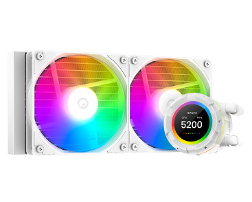 ID-COOLING SL240 XE, LGA20XX/1700/1200/115X/AM5/AM4, White