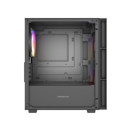 Powercase Mistral SM05 ARGB, mATX, 3x120mm ARGB, Black, CMMSM05B-A3