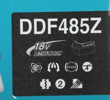 Дрель-шуруповерт Makita DDF485Z аккум. патрон:быстрозажимной