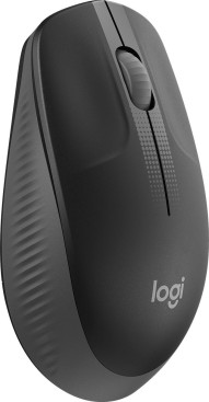 Logitech M190, беспроводная, 1000dpi, черный/темно-серый (910-005913)
