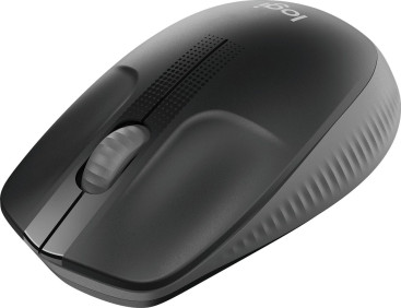 Logitech M190, беспроводная, 1000dpi, черный/темно-серый (910-005913)