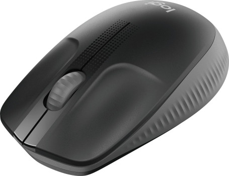 Logitech M190, беспроводная, 1000dpi, черный/темно-серый (910-005913)