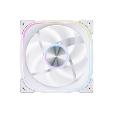 Вентилятор 1STPLAYER FN7 White / 120mm ARGB 3pin 5V PWM 4pin 12V 600-1800rpm 39.4cfm 28.95dBA / FN7-WH / BULK