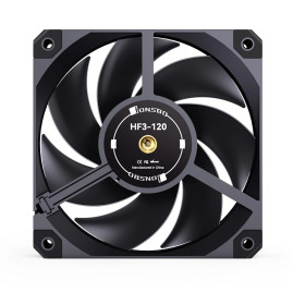 Вентилятор JONSBO HF3-120HB 120х120х30мм (40шт/кор, PWM, 300-4000об/мин, черный) Retail