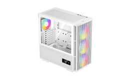Deepcool CH560 DIGITAL WH, ATX, 4x120mm ARGB, White