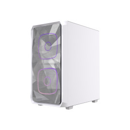 Powercase Mistral SM06 ARGB, mATX, 3x120mm ARGB, White, CMMSM06W-A3