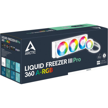 Arctic Liquid Freezer III Pro 360 ARGB, LGA1851/1700/1200/115X/AM5/AM4, ACFRE00188A, белый