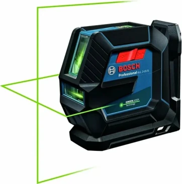 Нивелир лазерн. Bosch GLL 2-15G 2кл.лаз. 540нм цв.луч. зеленый 2луч. (0601063W02)